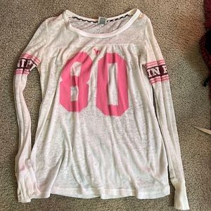 Vintage PINK victoria secret thermal top